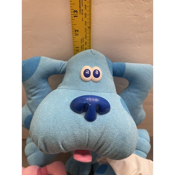 Blues Clues Sing Along Blue 12" Plush Stuffed Animal Toy Tyco Dog VTG Lot 1997 - Picture 2 of 16